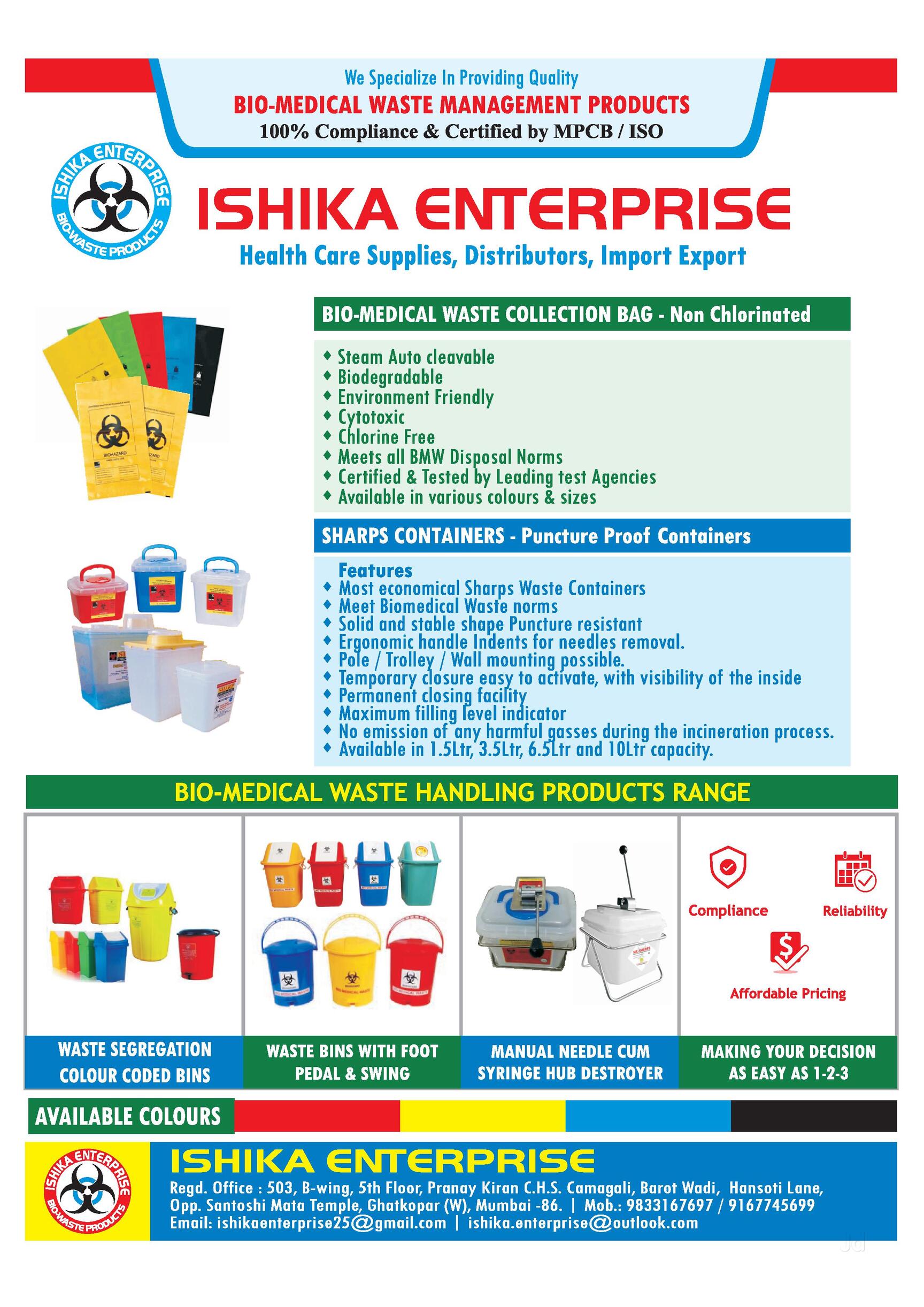 Top Biomedical Waste Bag Manufacturers In Marol Naka Andheri Top Biomedical Waste Bag Manufacturers In Marol Naka Andheri
