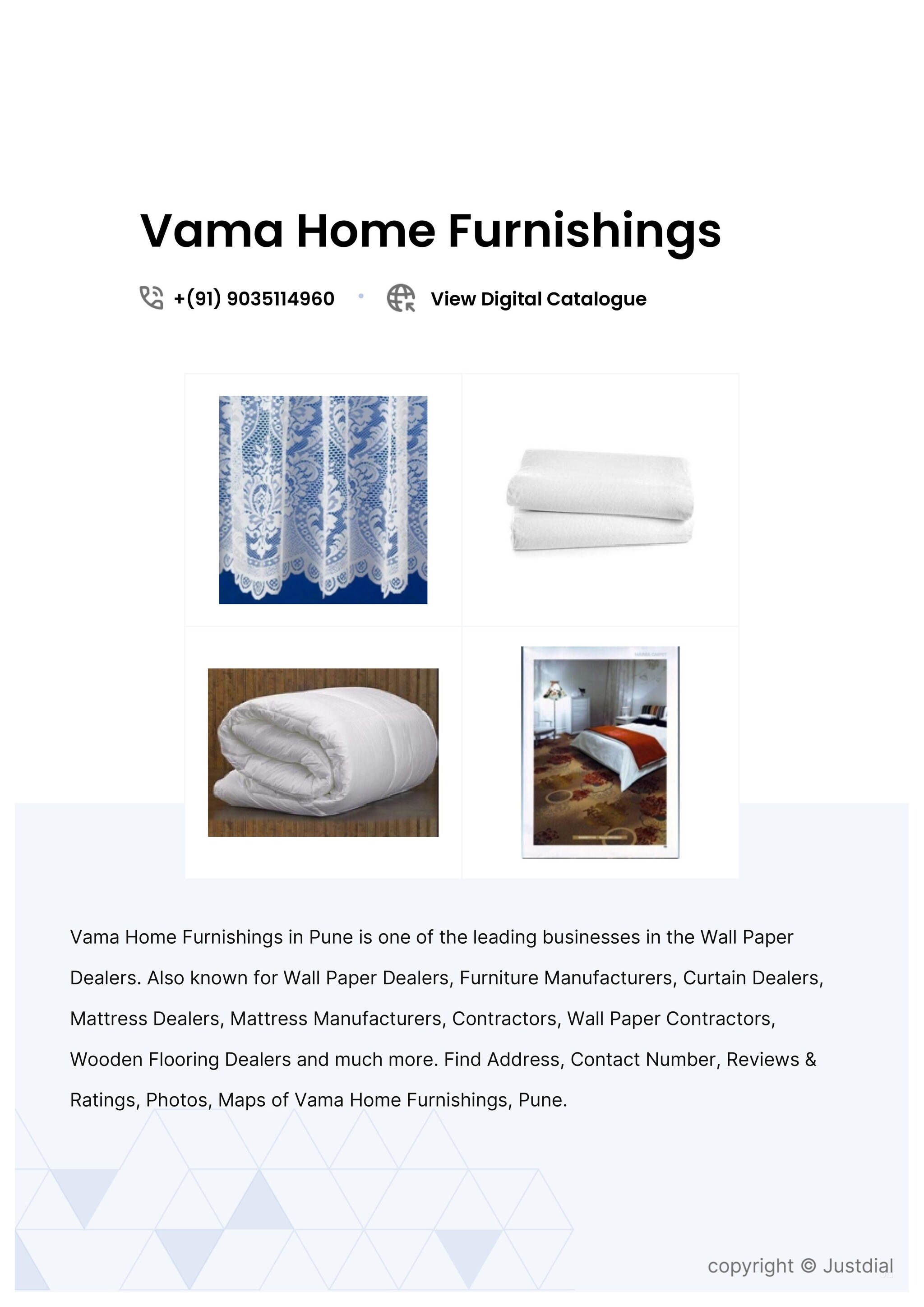 Vama Home Furnishings in Baner Pune Best Wall Paper Dealers in Pune Justdial