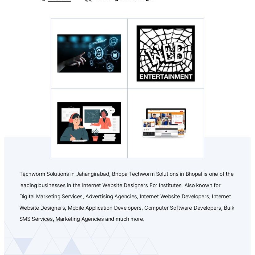 Techworm Solutions in Jahangirabad, Bhopal - Best Internet Website  De