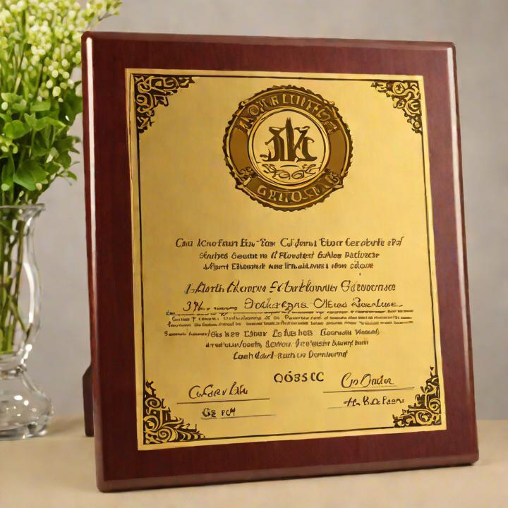 Award Plaque - Elegant Trophies and Recognition Awards - Justdial Verified
