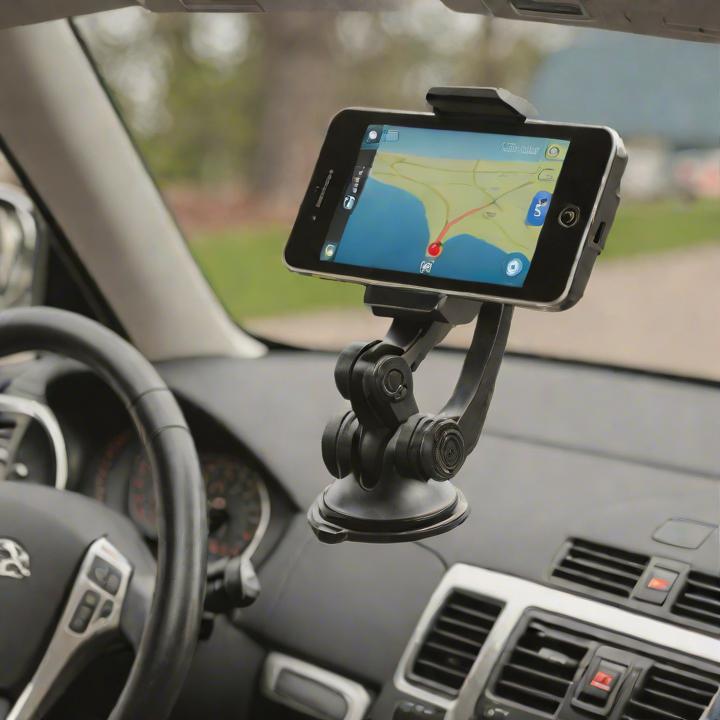 Blukar Car Phone Holder, Adjustable Car Phone Mount Cradle 360° Rotation - 4 In 1 Super Stable For Dashboard/Windscreen/Air Vent, One Button Release For All 4.7 To 6.7 Inch Smartphones - Foto 12