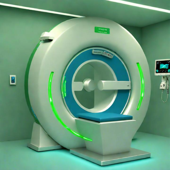MRI Machine Advanced Imaging Device, High-Resolution Scanner