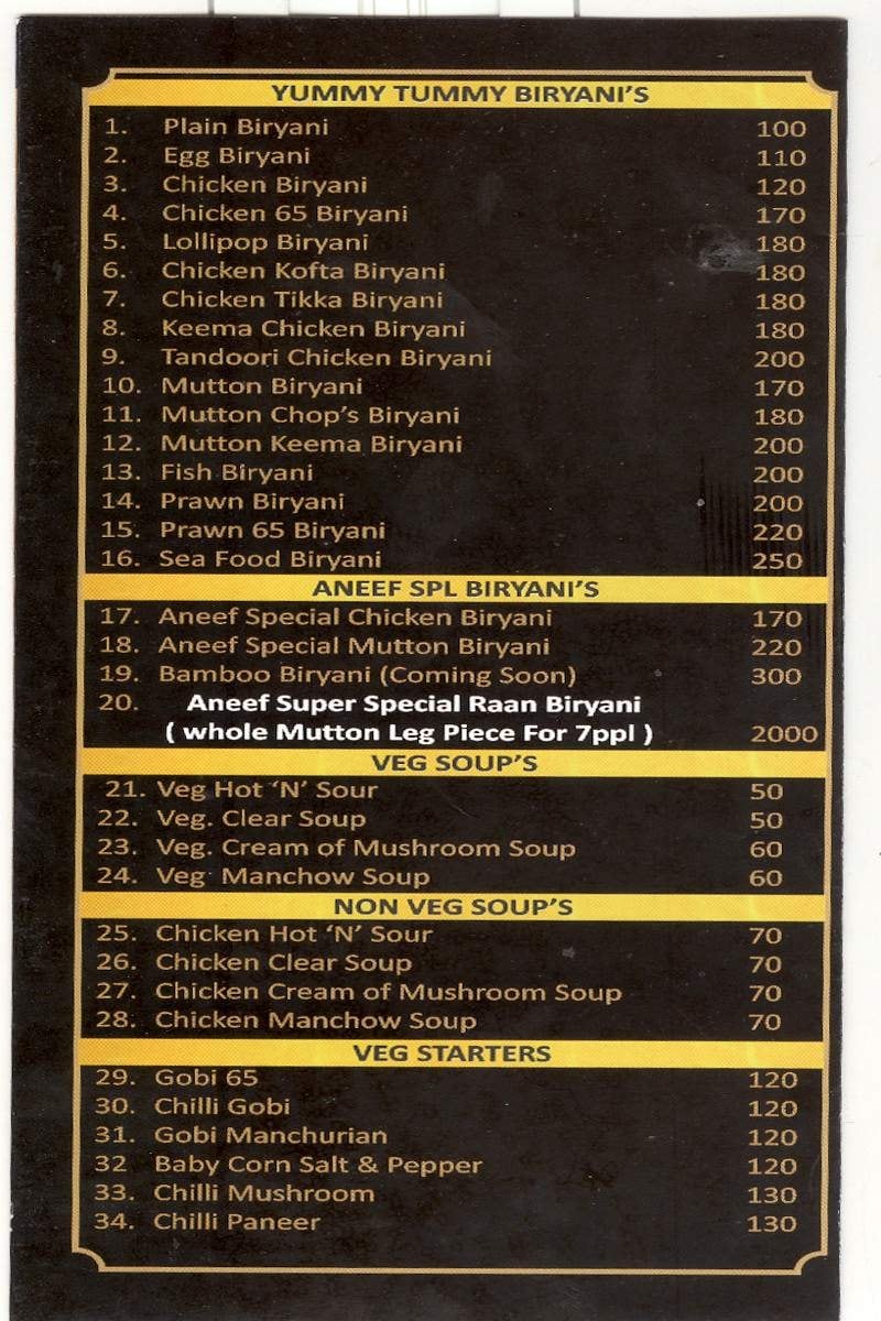 Anees Biryani in T Nagar,Chennai Order Food Online Best Biryani