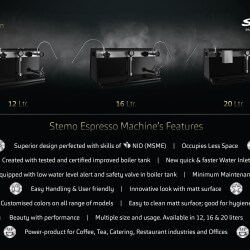 Stemo Espresso Machine in Ahmedabad 