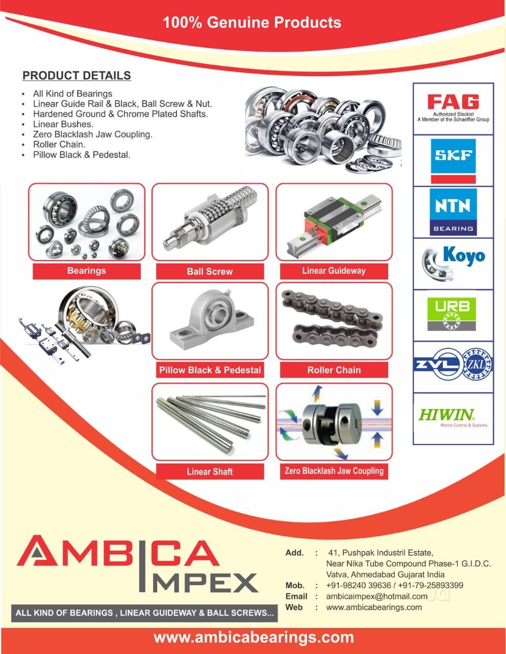 Cylindrical Roller Bearing in Ahmedabad Durable, High
