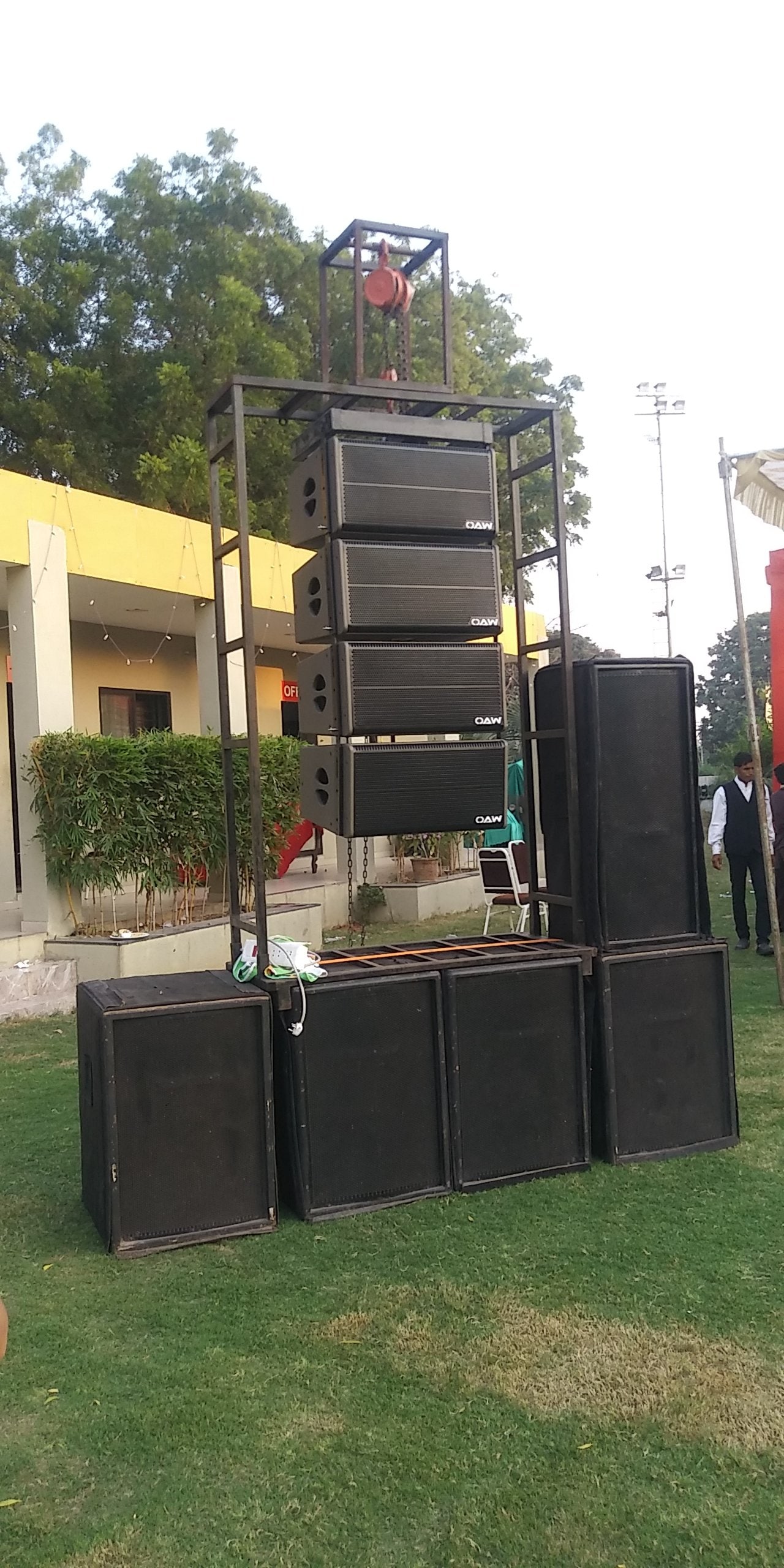 dj sound system setup