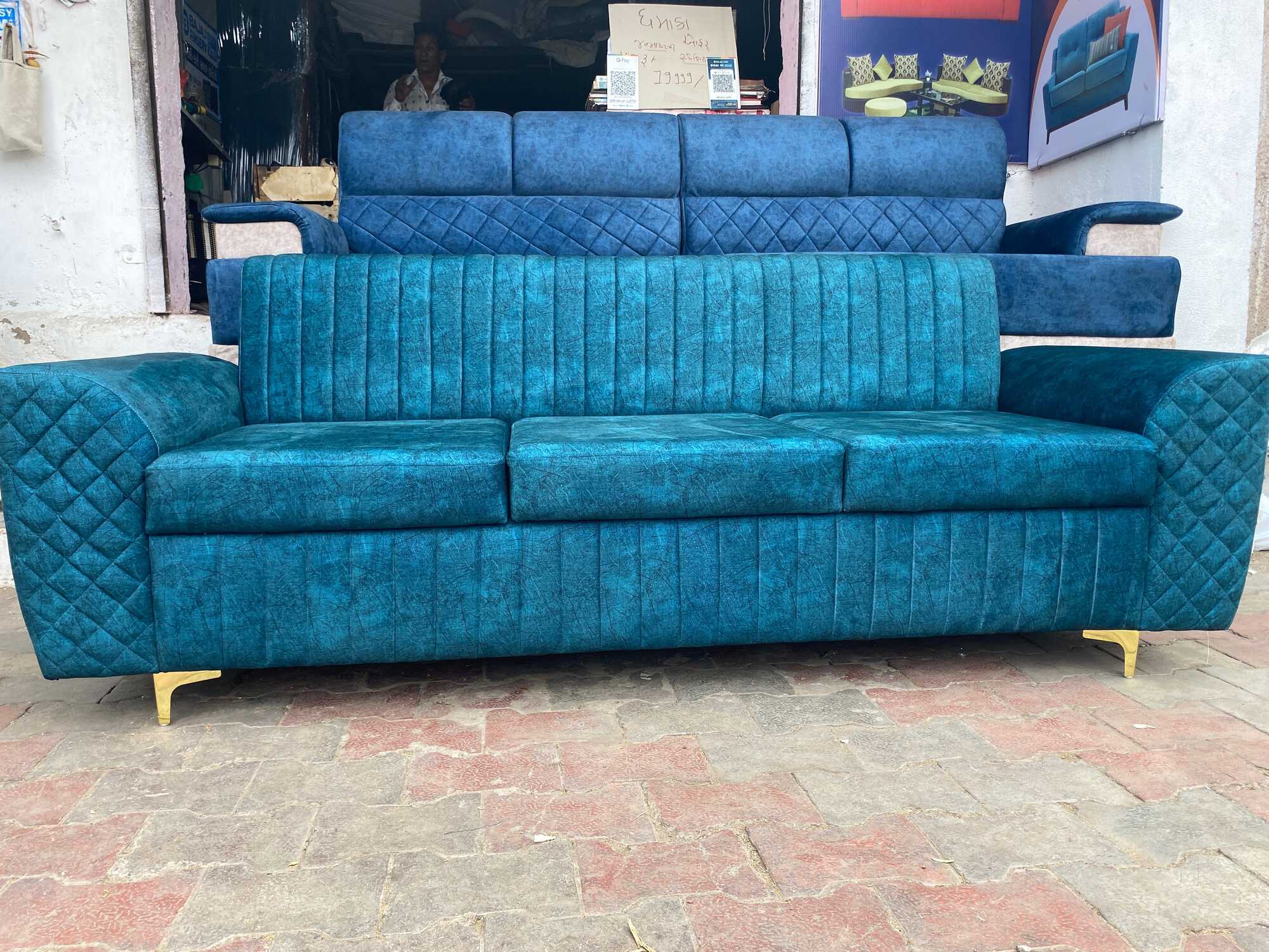 Velvet Sofas in Ahmedabad Luxurious, Comfortable, and Stylish