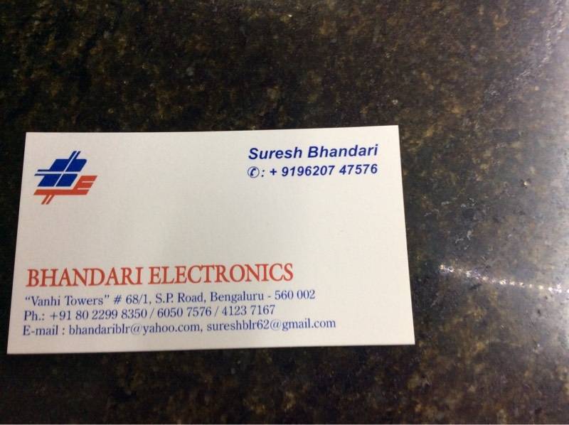 Catalogue Spectrum Components in SP Road , Bangalore Justdial