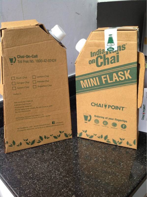 chai point mini flask serves