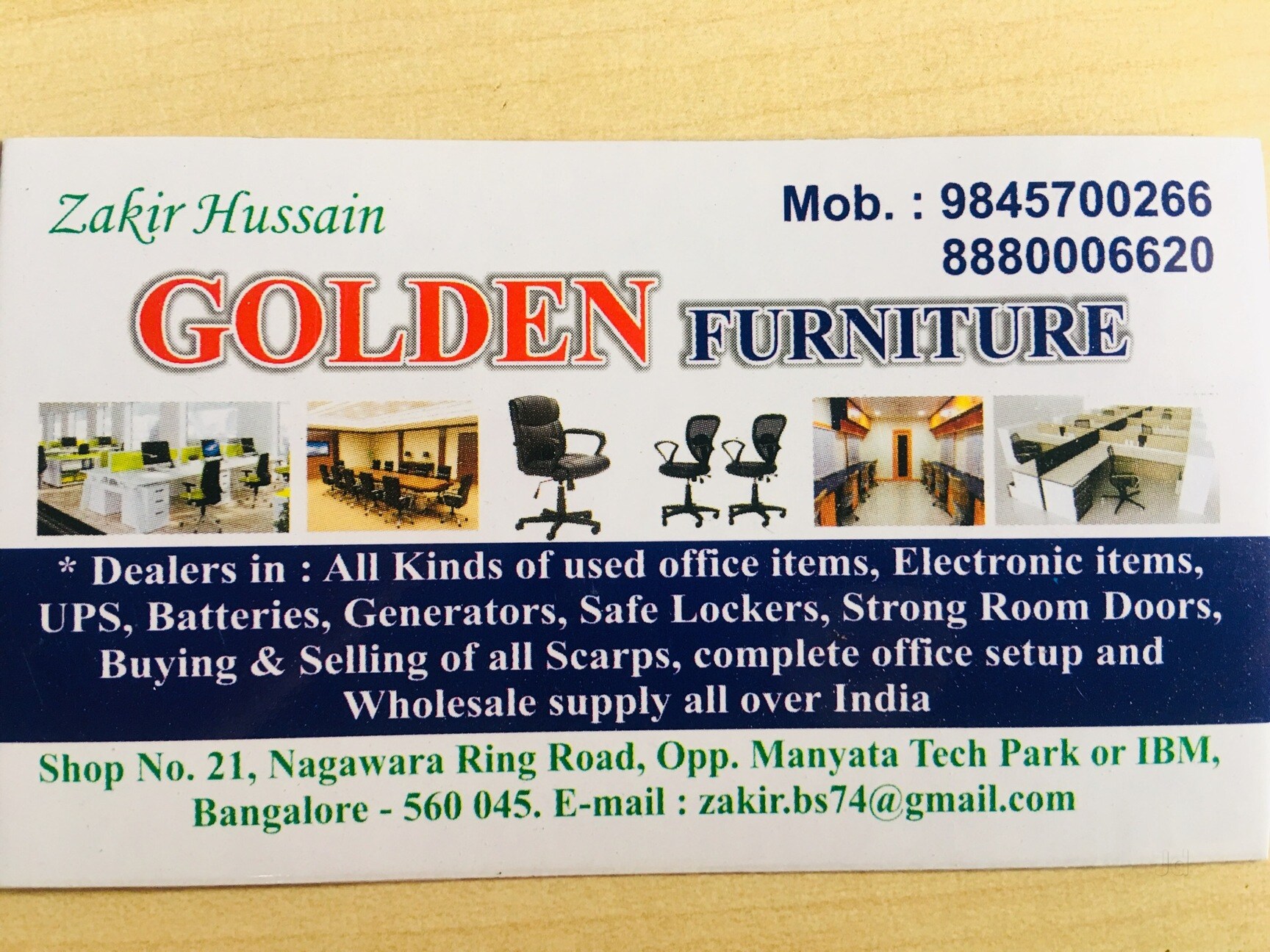 Top 100 Second Hand Office Furniture Dealers In Bangalore