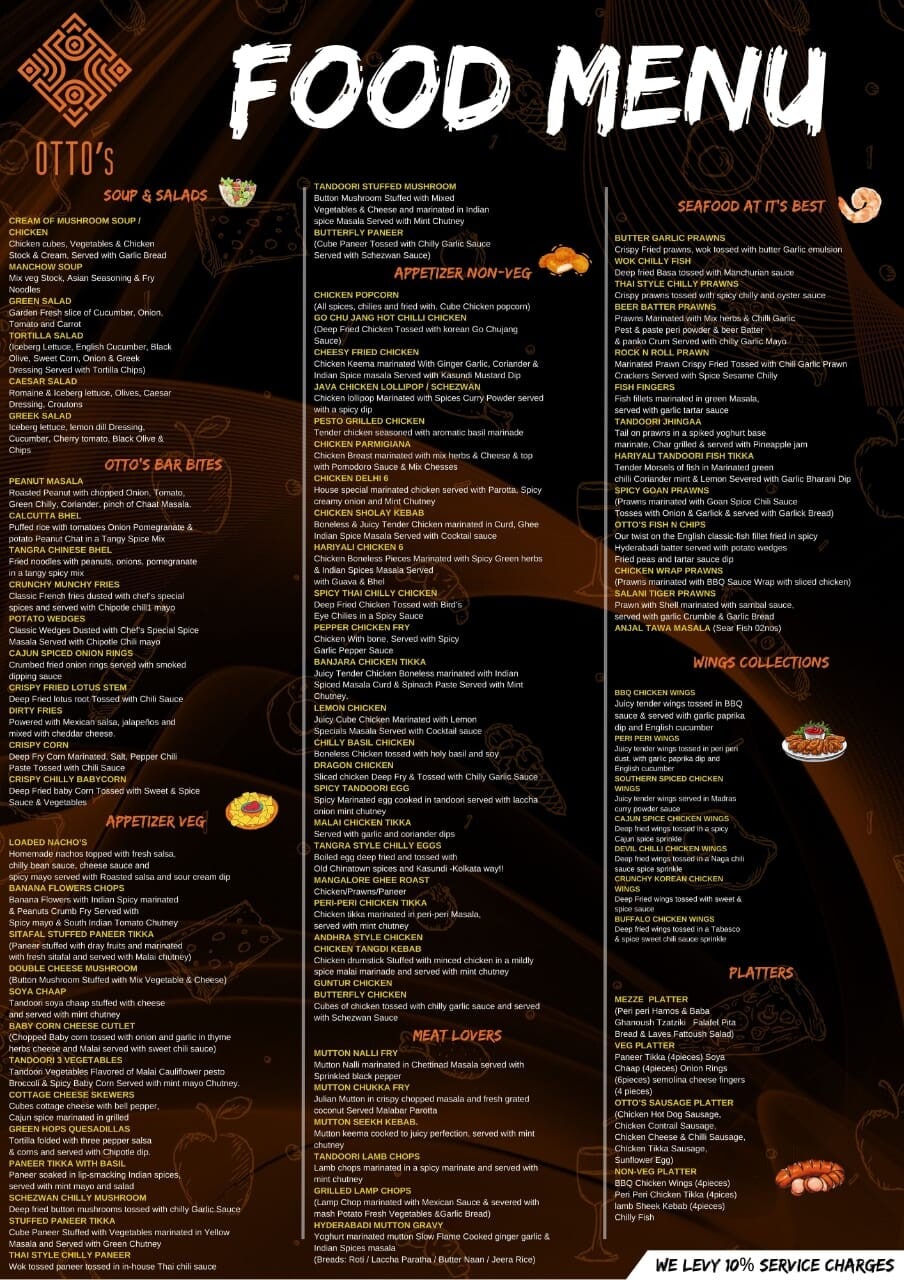 Otto S in kundalahalli,Bangalore Best North Indian Restaurants in