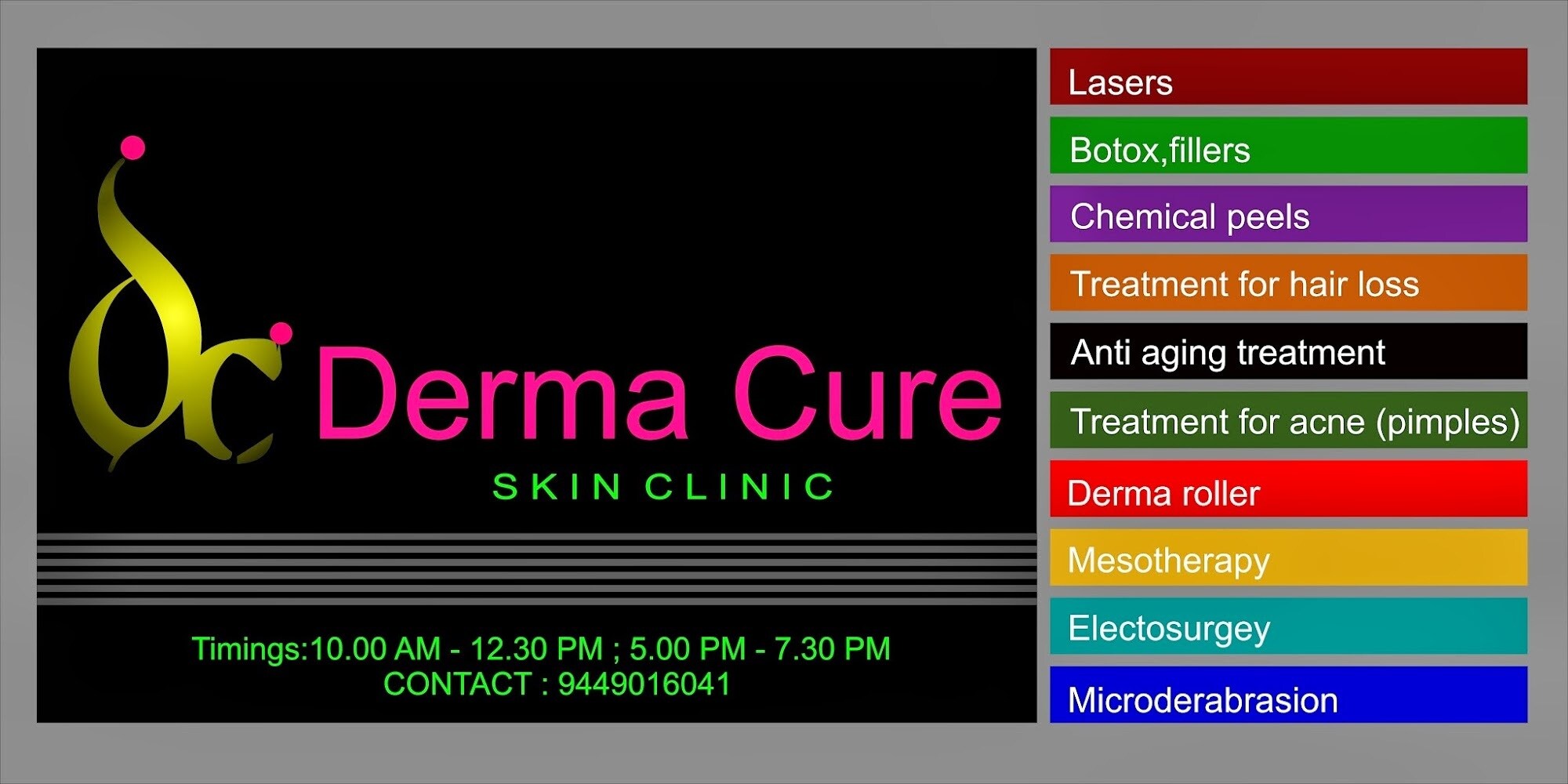 Discover 124+ dermacure skin & hair clinic camera.edu.vn