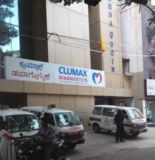 Clumax Diagnostic Center Hal 3rd Stage New Thippasandra Diagnostic Centres In Bangalore Justdial Climax (narrative), the point of highest tension in a narrative work. clumax diagnostic center hal 3rd stage