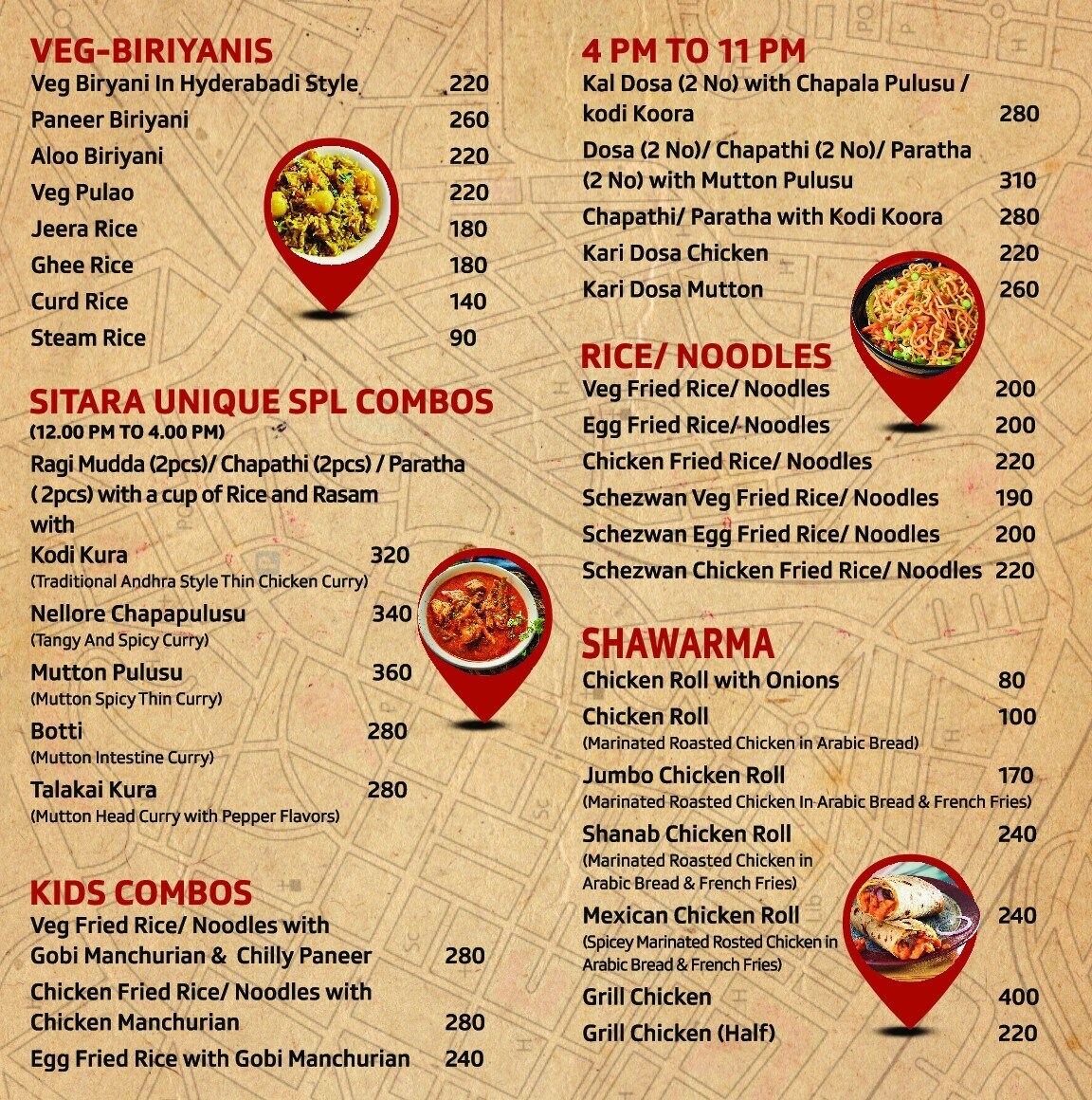 Sitara Restaurant in Old Madras Road,Bangalore Best Andhra