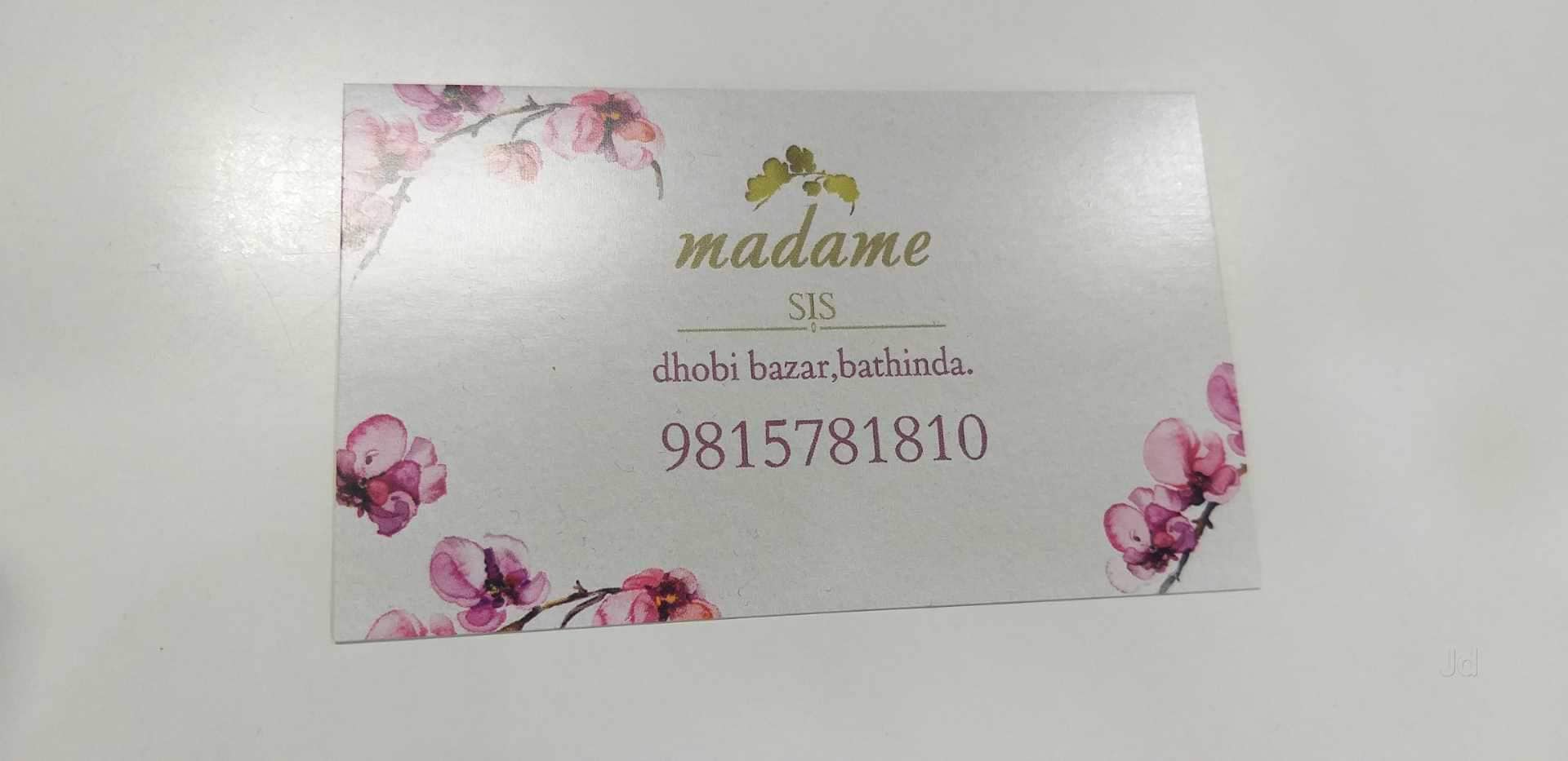 madame ladies wear