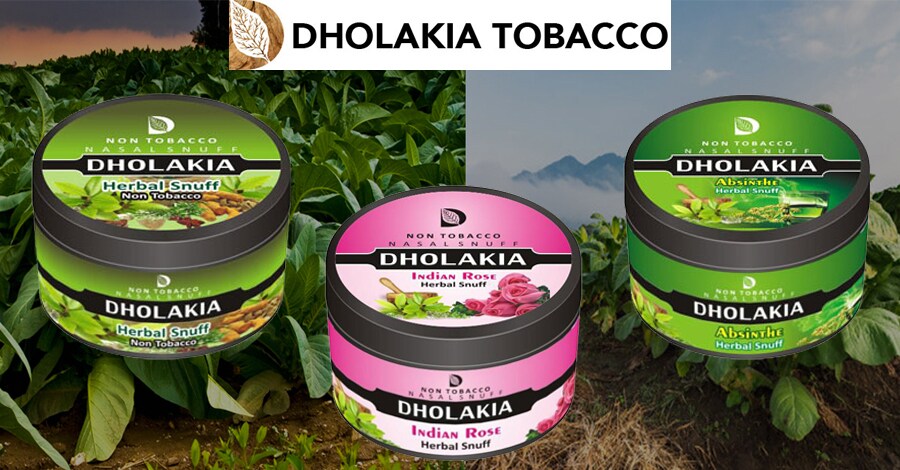 dholakia tobacco snuff Herbal Pan Masala (tabakfrei) 9g Snuff Dholakia Tobacco Pvt. Ltd. -