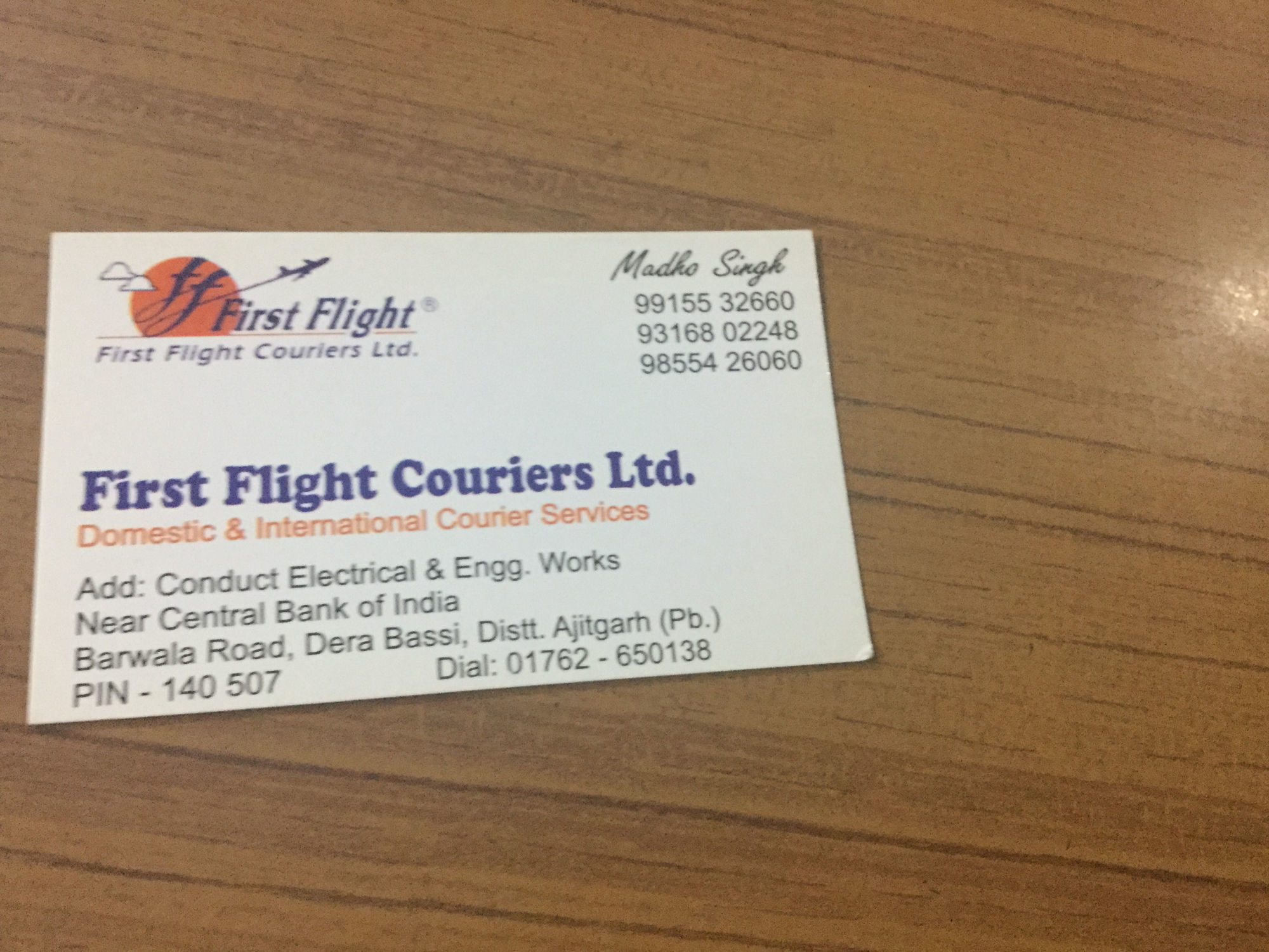 Top First Flight Domestic Courier Services in Chandigarh Sector 26