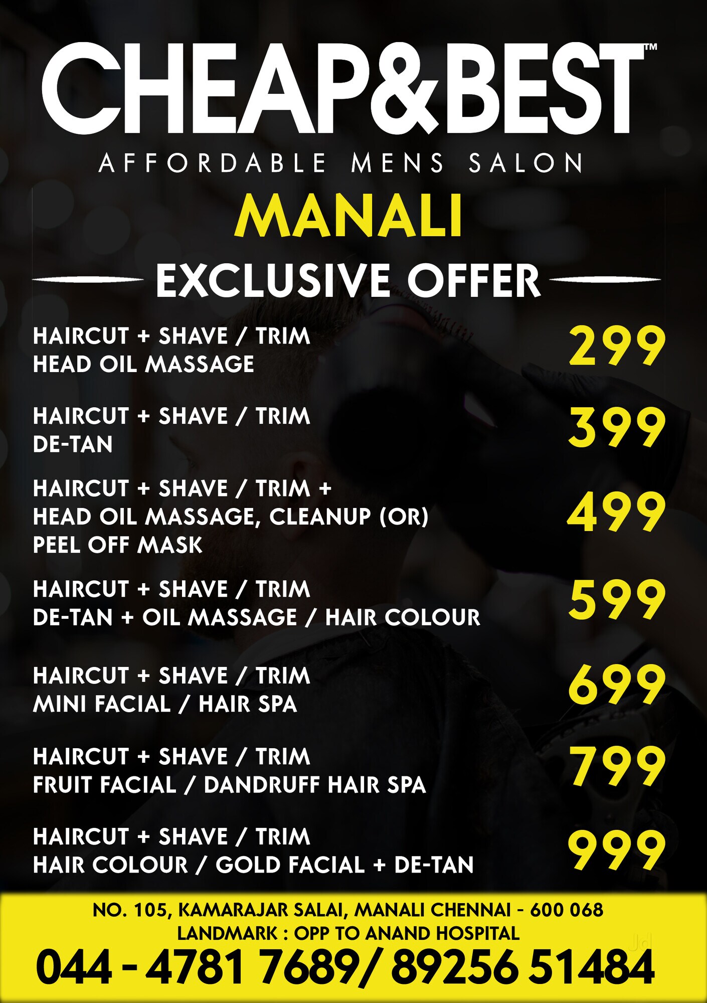 Cheap And BEST Salon Manali in Manali,Chennai Best Salons in Chennai
