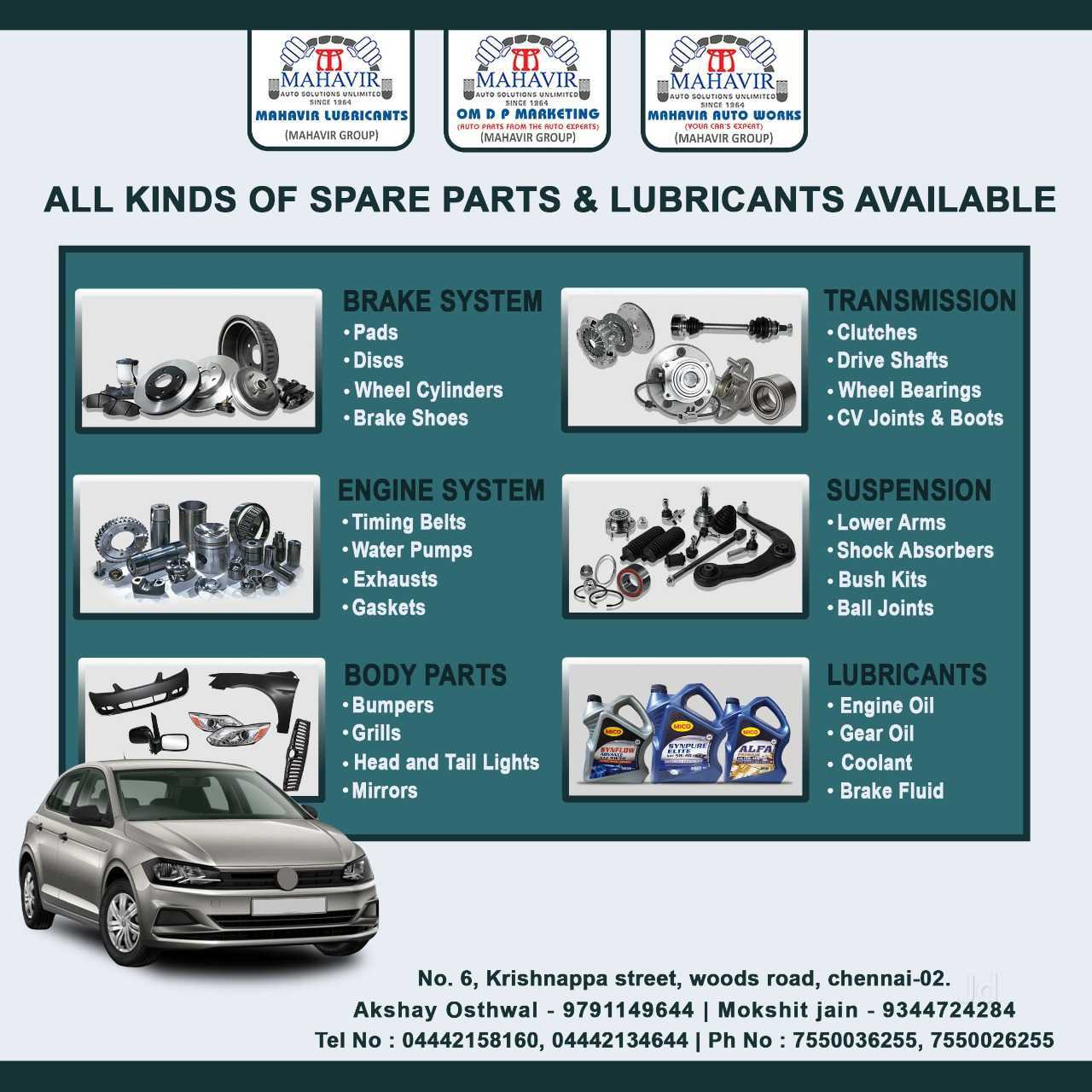 Catalogue Kannan Auto Spares in Pudupet , Chennai Justdial
