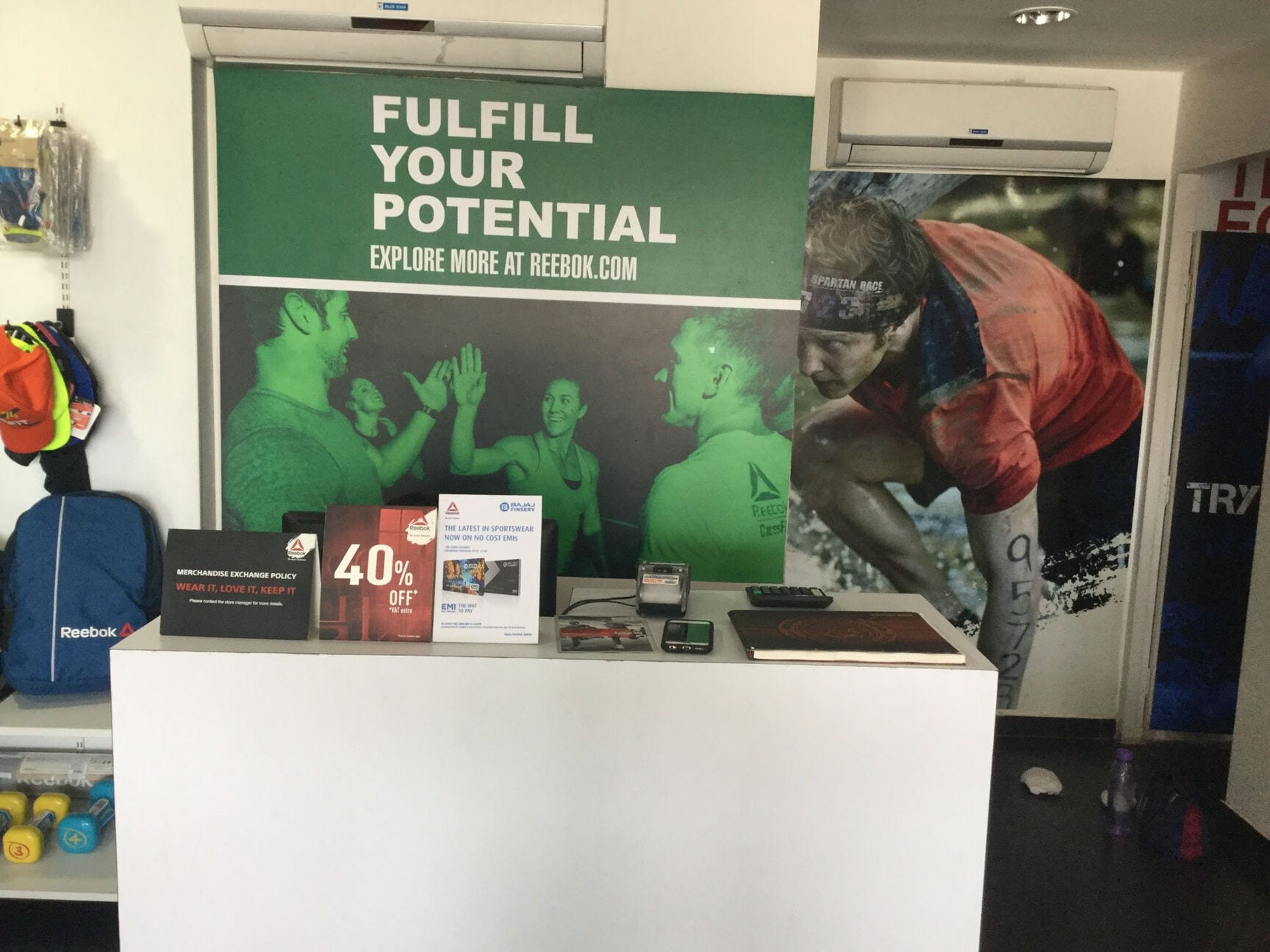 reebok showroom in t nagar