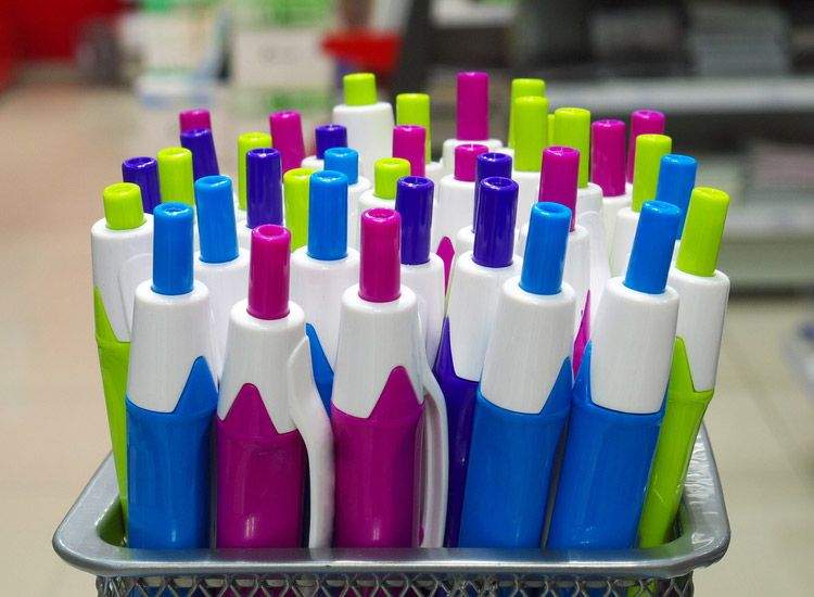 Pink Gel Pens - Pink Gel Kalam Price Starting From Rs 10/Unit