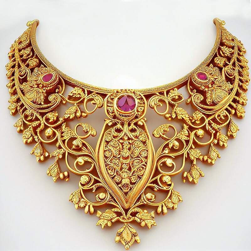 Chandra Sons Gold Necklace Chandra Sons Sone Ka Haar Price - Main Image