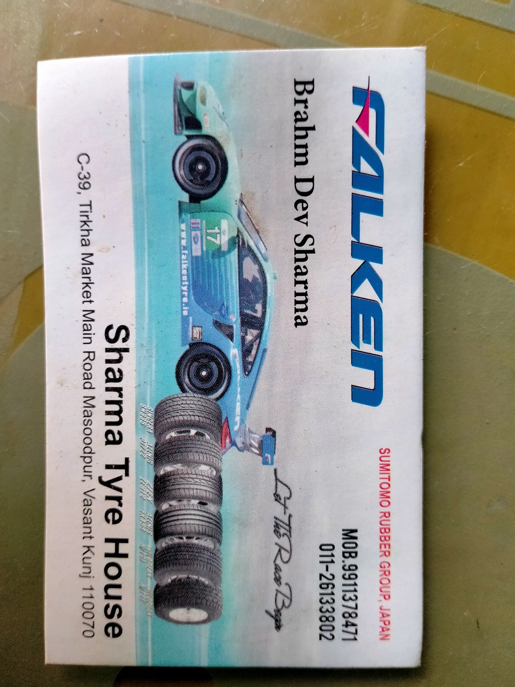 Catalogue Sharma Tyre Shop in Vasant Kunj , Delhi Justdial