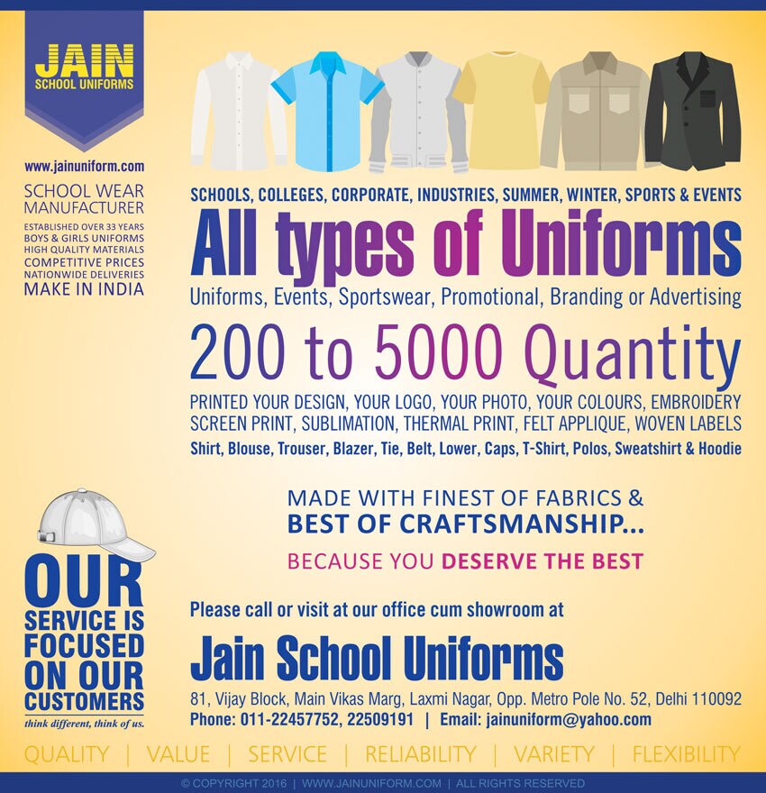 Top School Uniform Retailers in Noida Sector 74 Best School Uniform