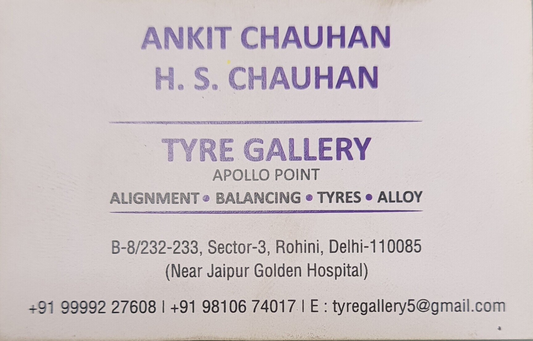 Catalogue Rihan tyre world in Rohini , Delhi Justdial