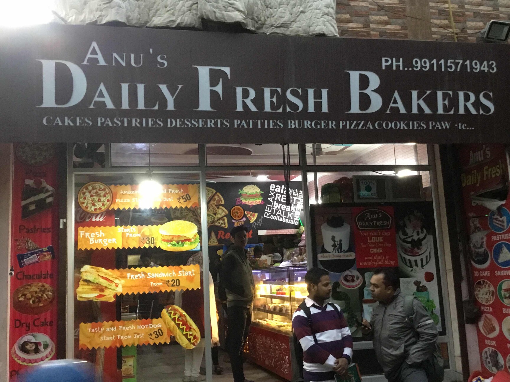 Sonam Daily Fresh Bakery Khureji Khas Delhi Bakeries Justdial