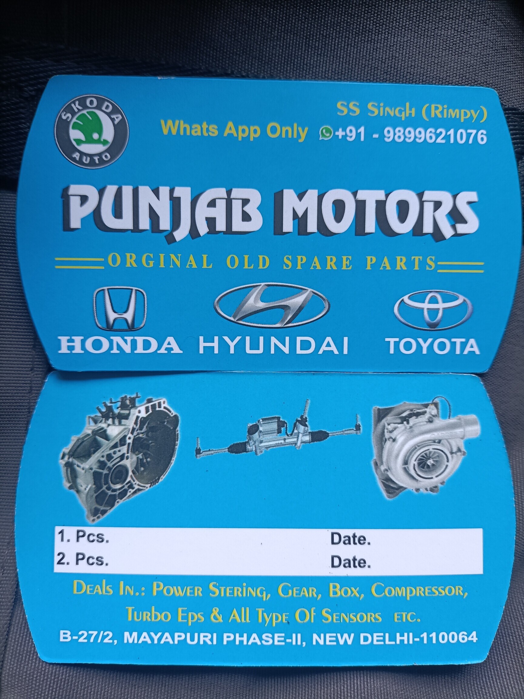Catalogue Padam Motors in Mayapuri , Delhi Justdial