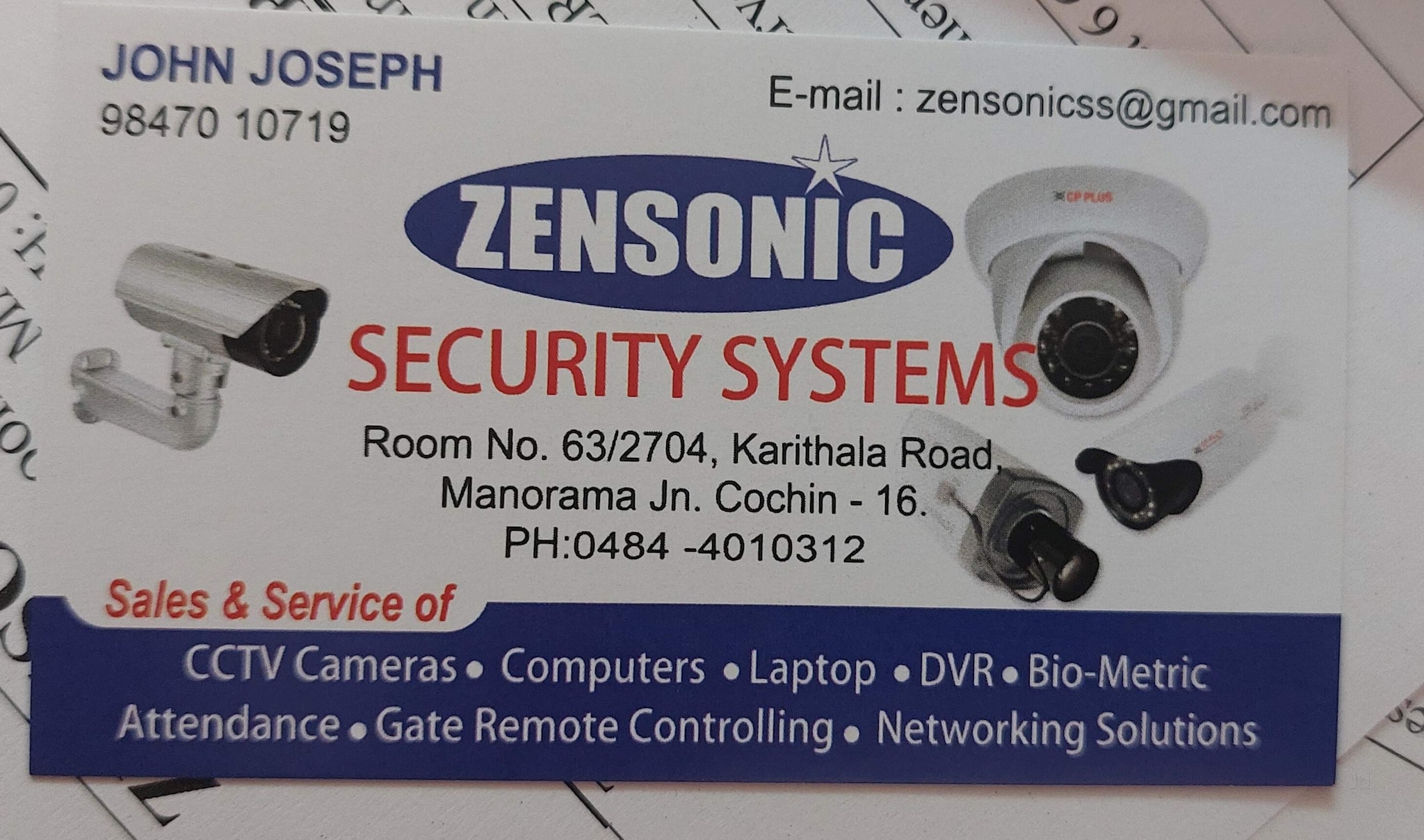 Zensonic Security Systems in Kochi Mg Road,Ernakulam - Best
