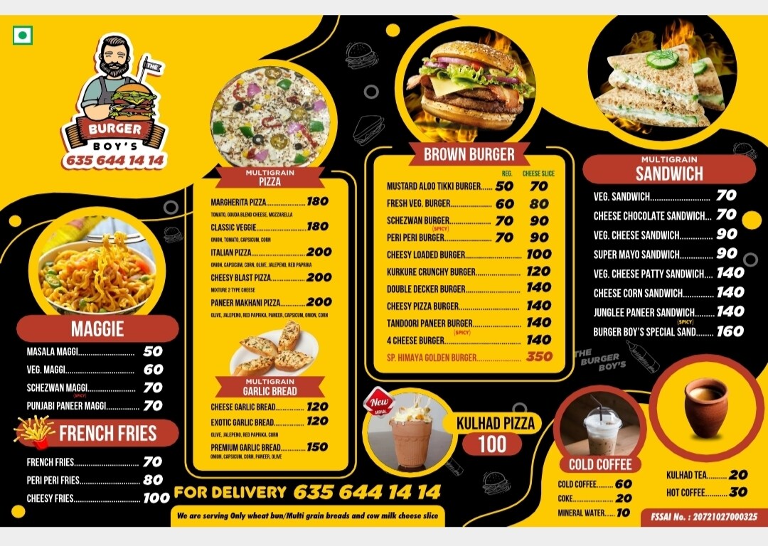 The Burger Boy'S in OPP. J M CHAUDHARY GIRLS SCHOOL,,Gandhinagar