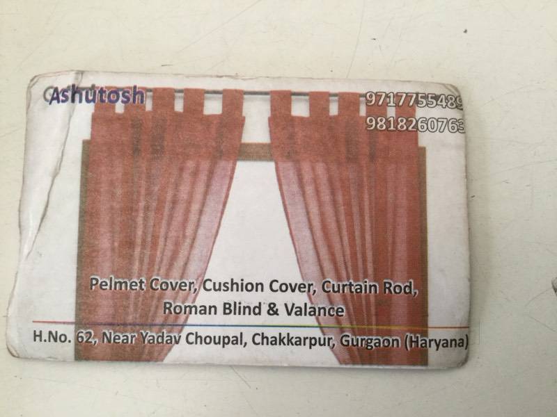 Fiza Curtain Sofa Shop Palam Vihar Curtain Rod Dealers In