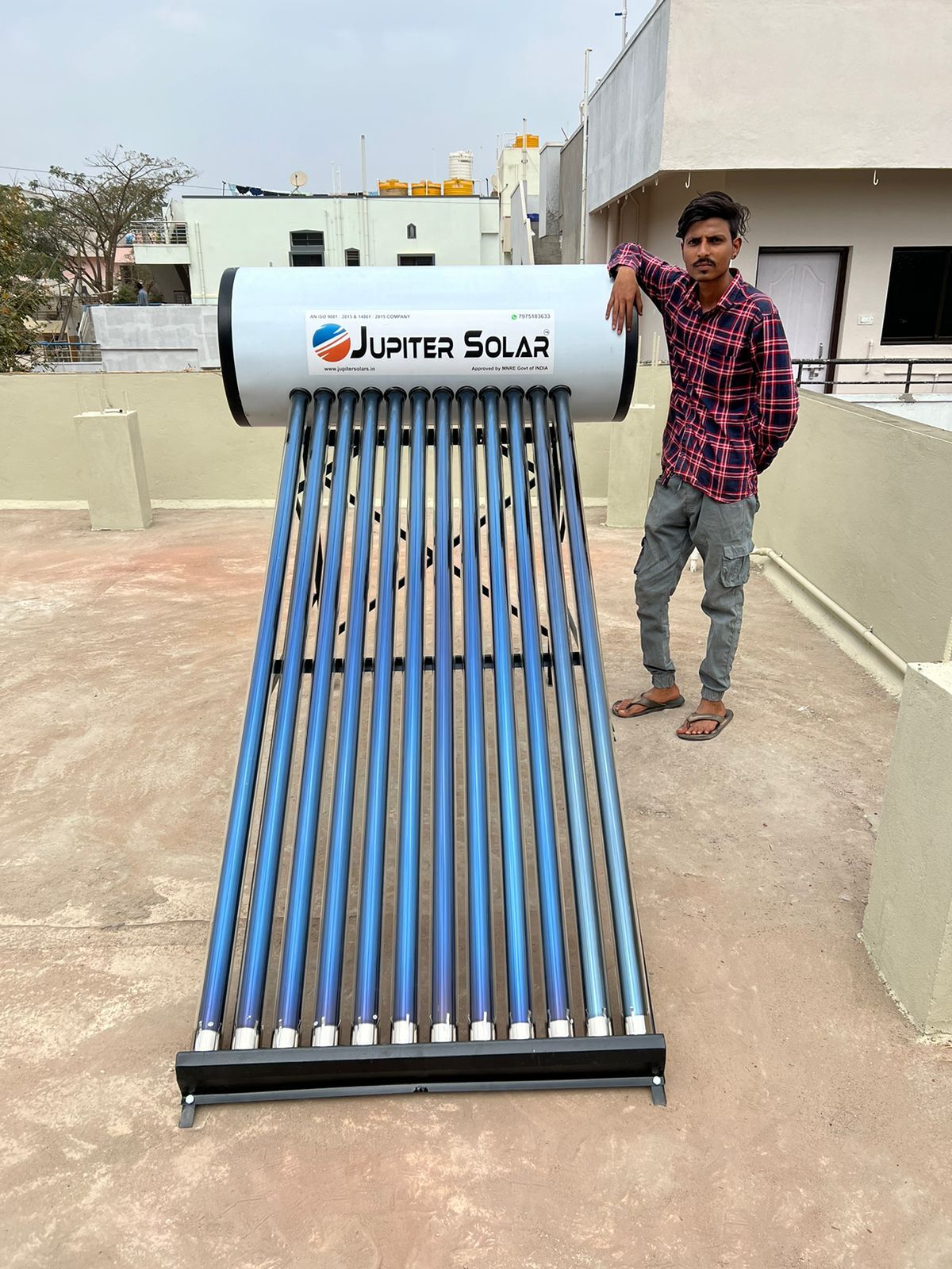 Tube Collector Solar Water Heater Price Starting From Rs 50,000