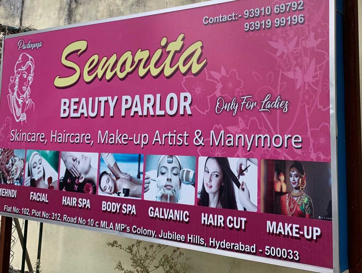 Senorita Beauty Parlour Jubilee Hills Beauty Parlours In Hyderabad Justdial