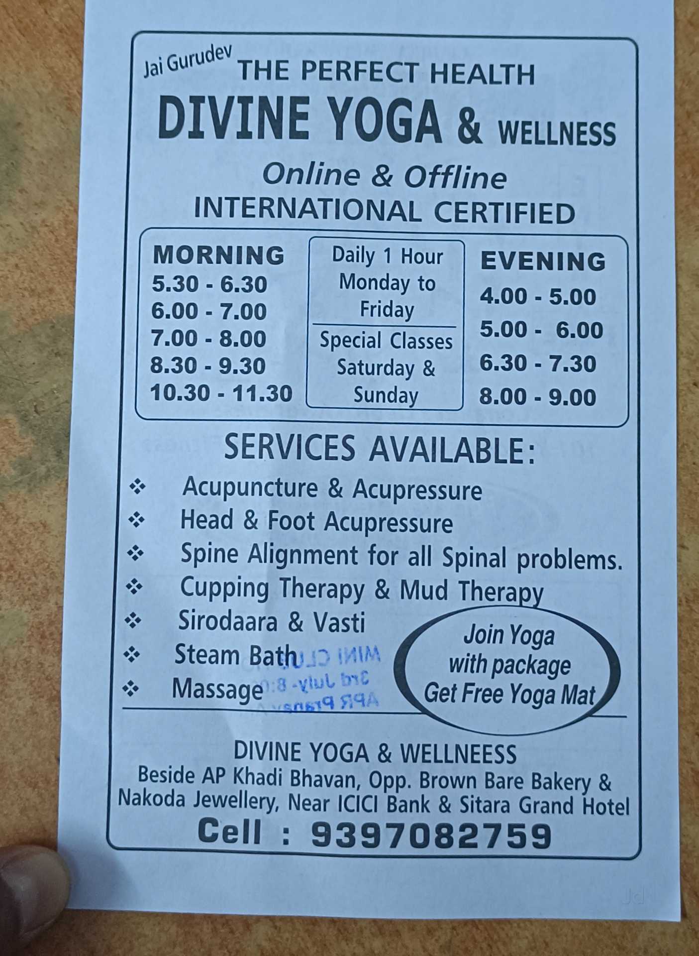 Divine Yoga Wellness Center Photos, Malkajgiri, Hyderabad Pictures