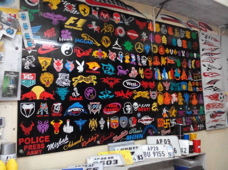 M G Radium Decorators Rexine Works Chintal Radium Sticker
