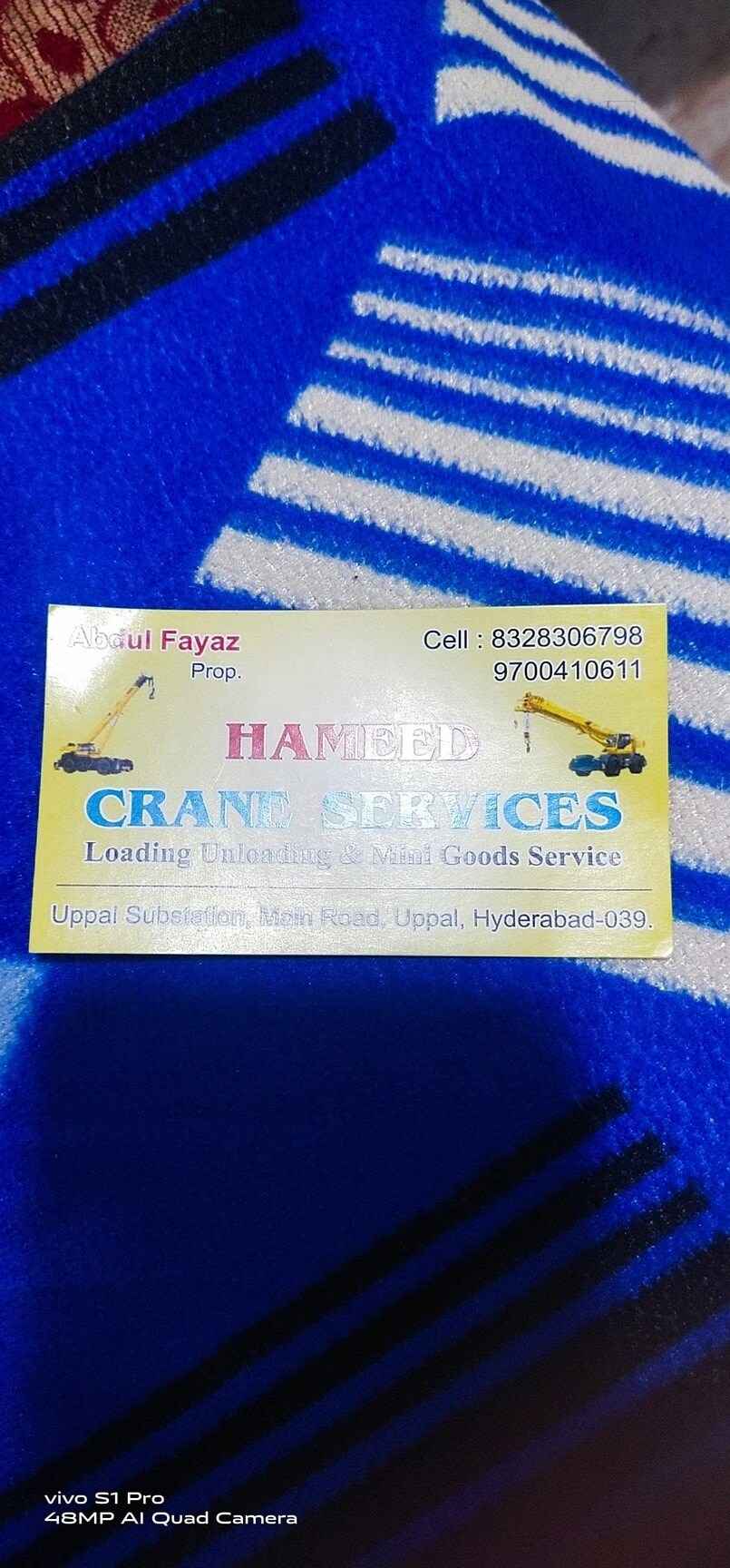 Hameed Crane Services in Uppal, Hyderabad - Best Cranes On Rent in ...