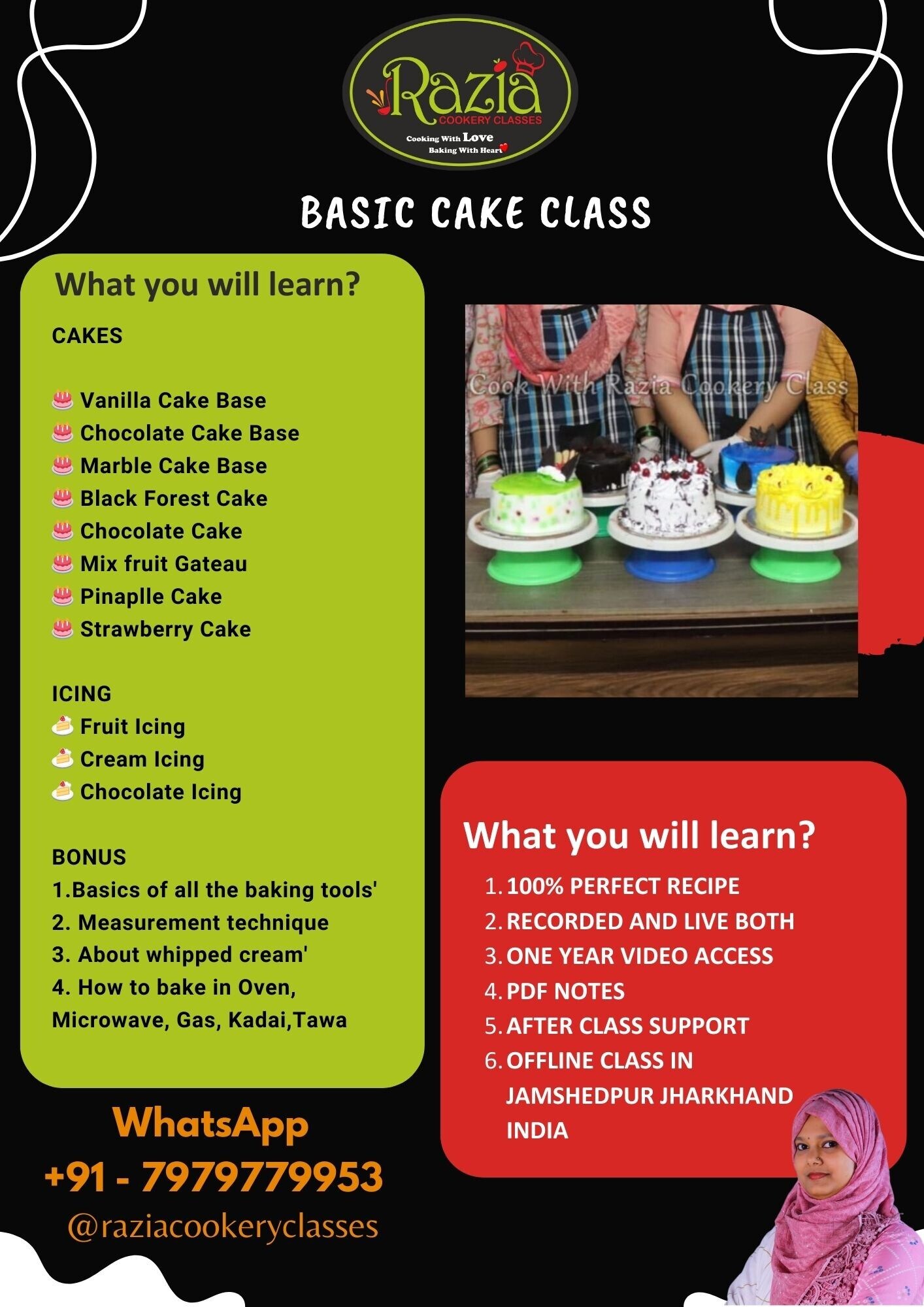 Update more than 132 cake baking classes fees best in.eteachers