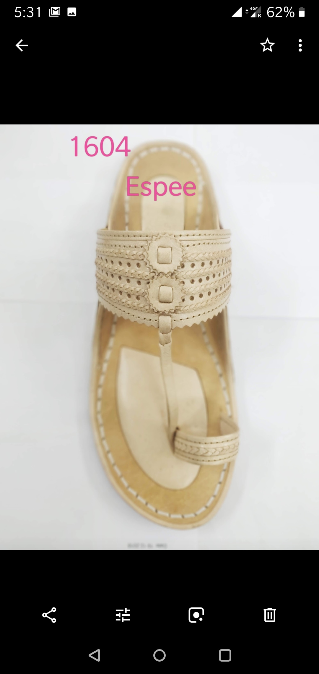mirza chappal price
