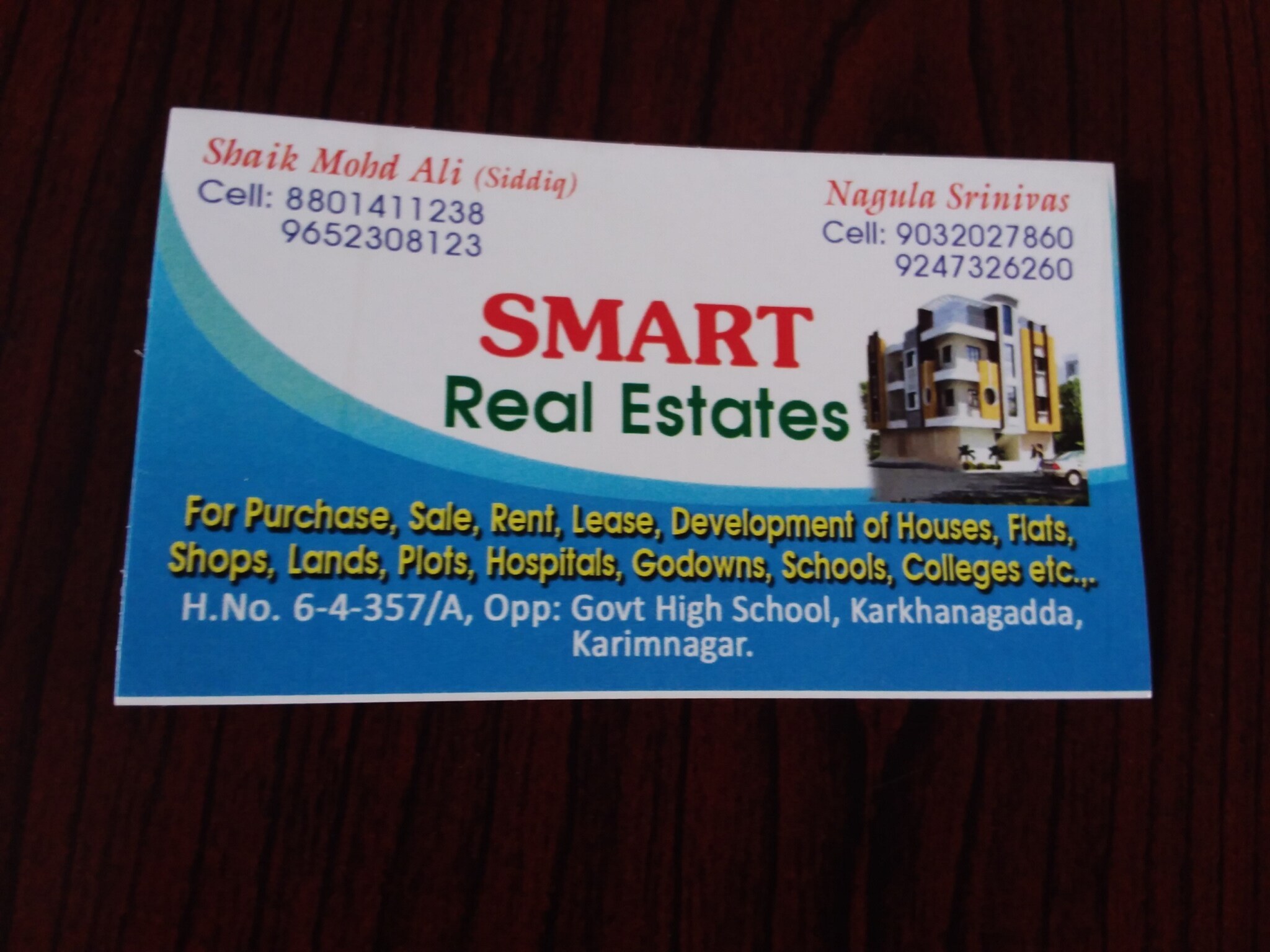 Smart Real Estates Karimnagar Ho Estate Agents In Karimnagar Justdial