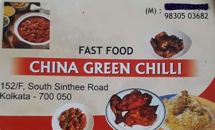 China Green Chilli Sinthee Kolkata Restaurants Justdial