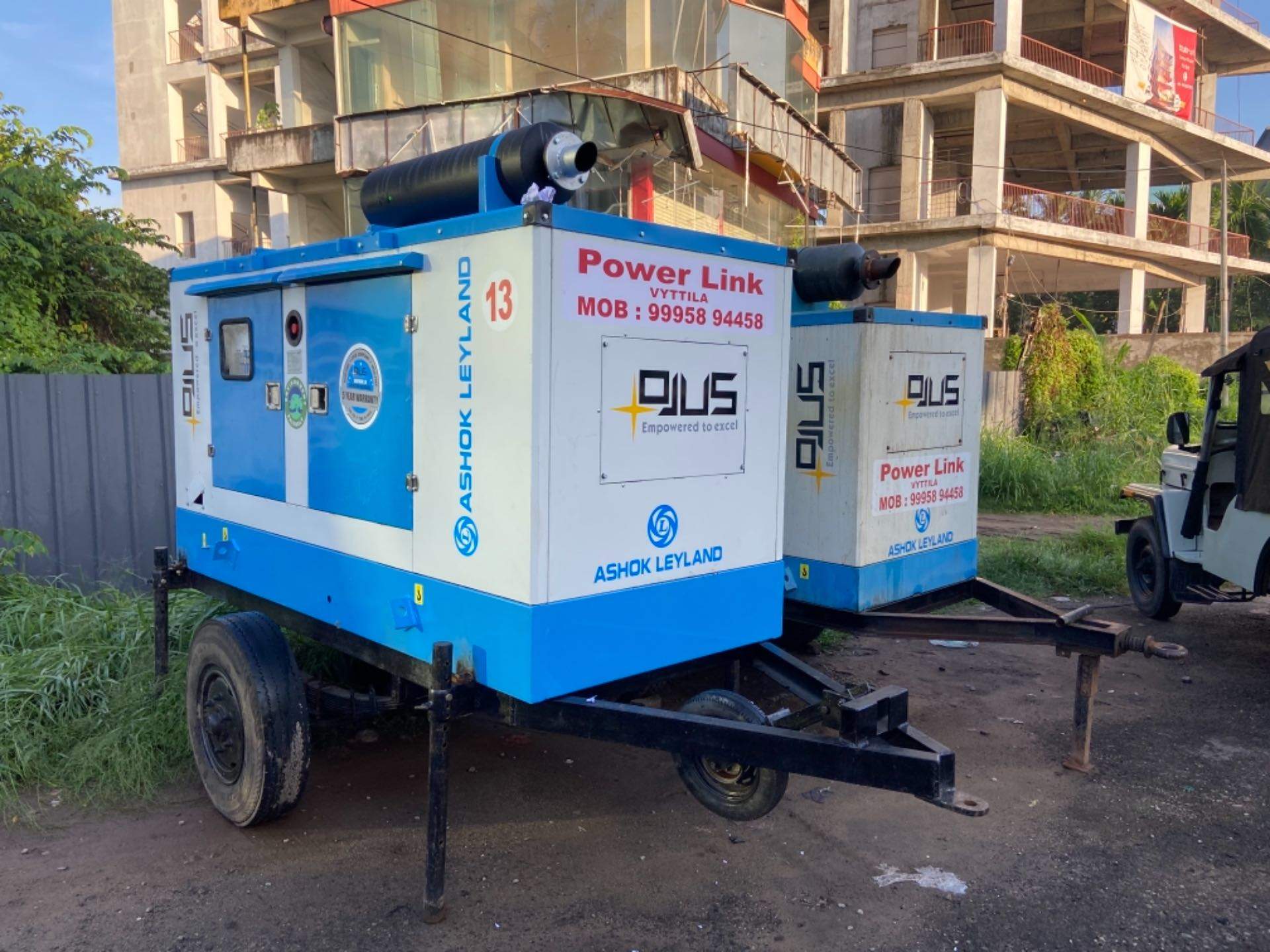 Top Generators On Rent (5 Kva To 125 Kva) in Kochi Fort Best