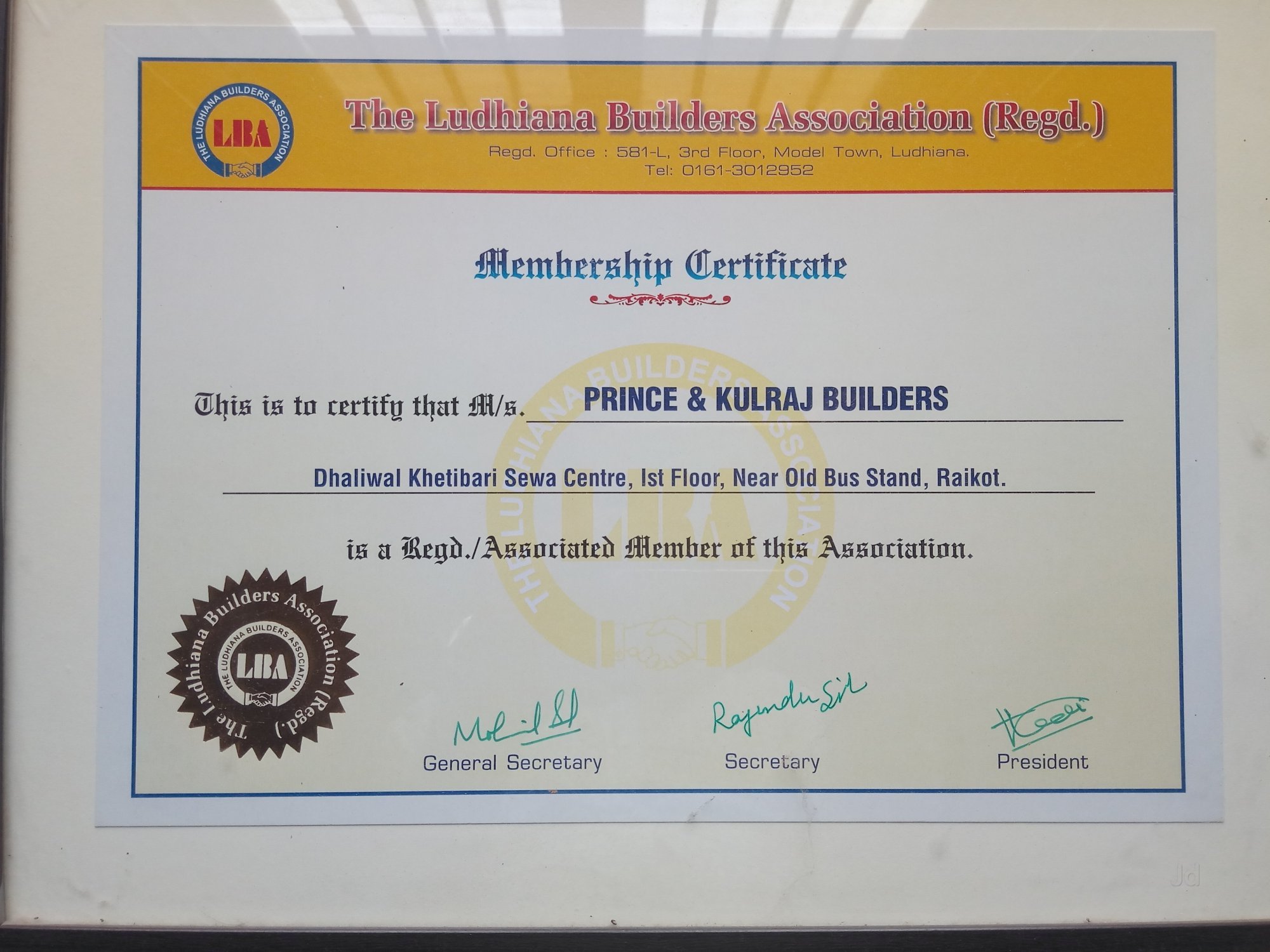 Prince Kulraj Builders Raikot Builders Developers In