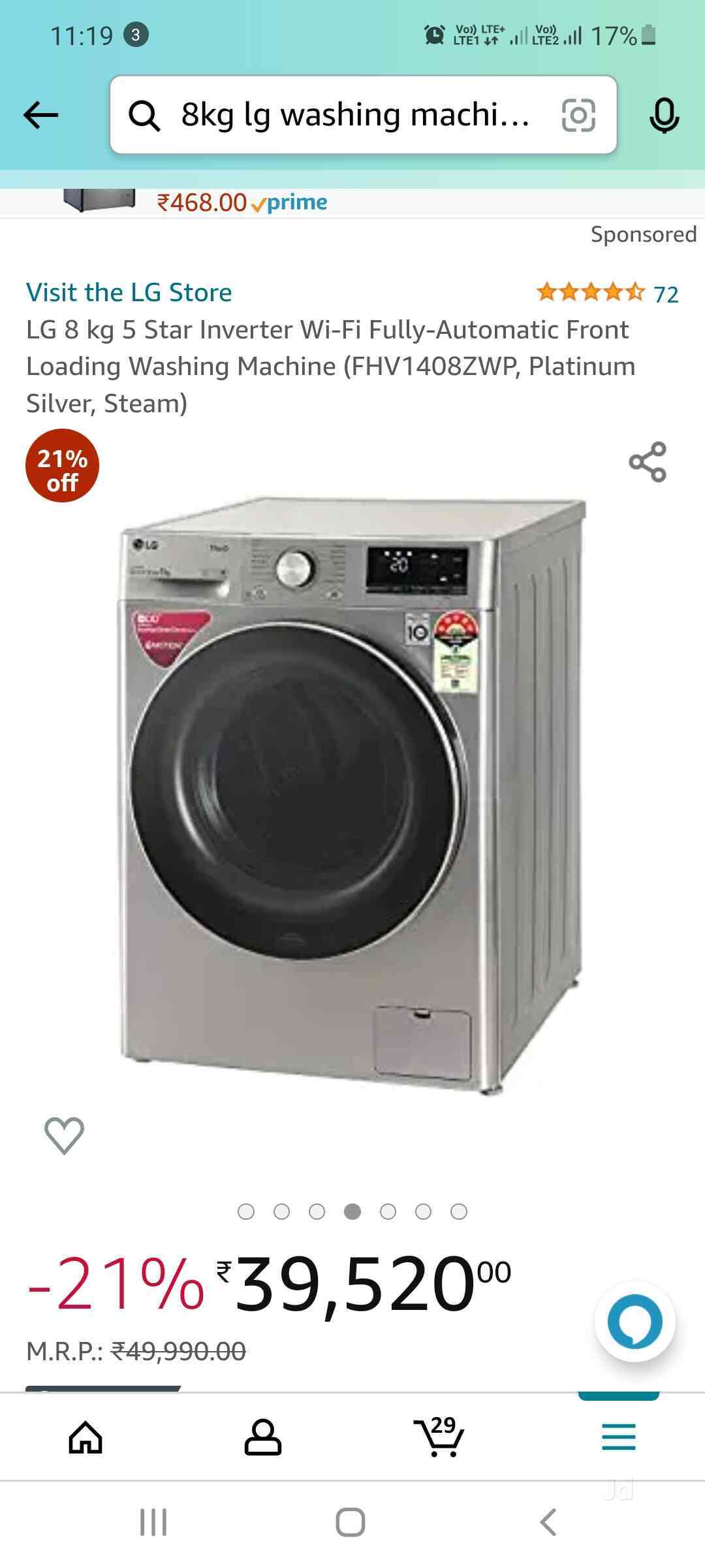 Vijay sales front load deals washing machine