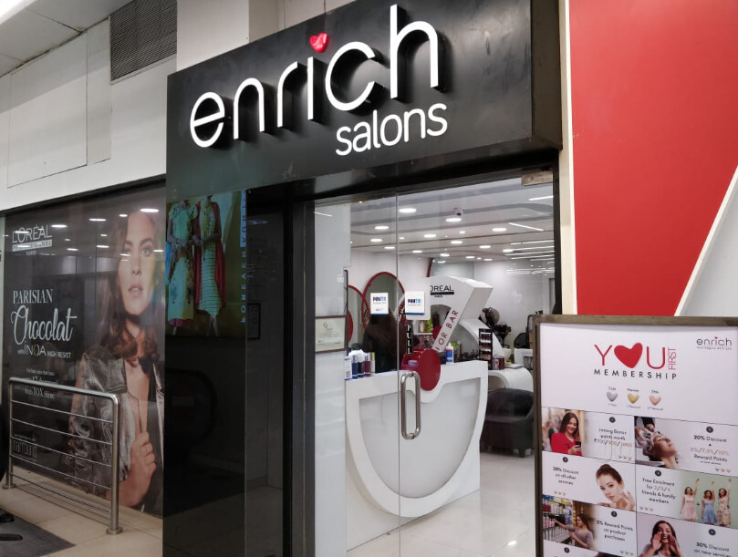 Top more than 146 enrich salon logo latest - camera.edu.vn