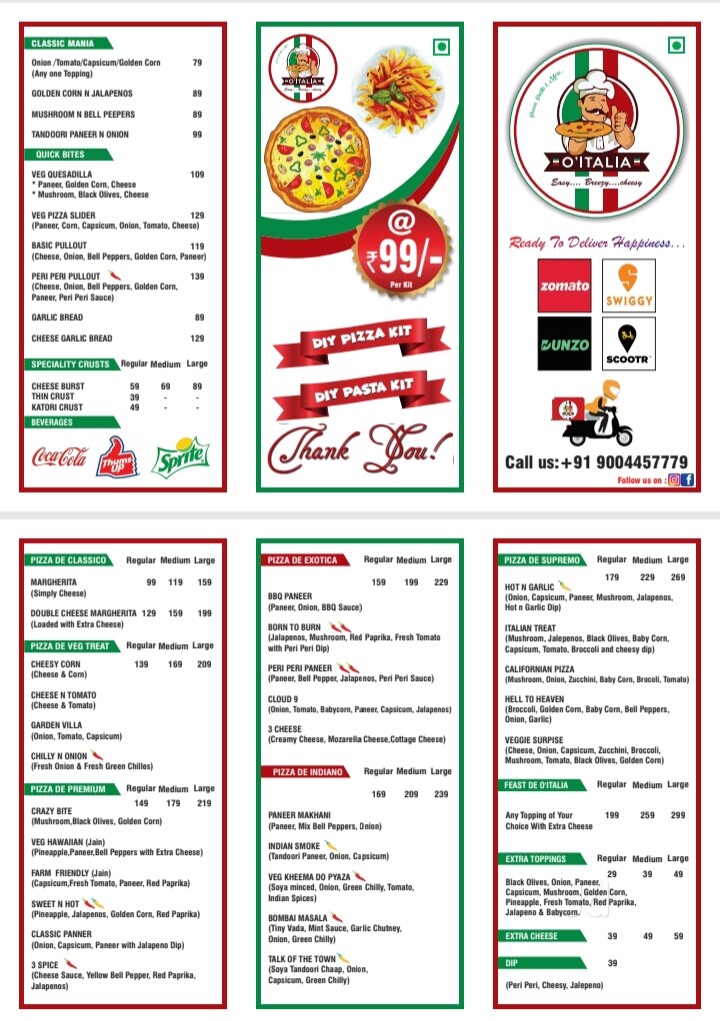 Oitalia Pizza Pasta And More in Matunga East,Mumbai Best Pizza