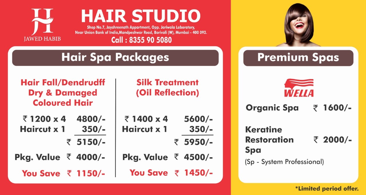 Top Jawed Habib in Naigaon West, Mumbai Best Jawed Habib Salon near