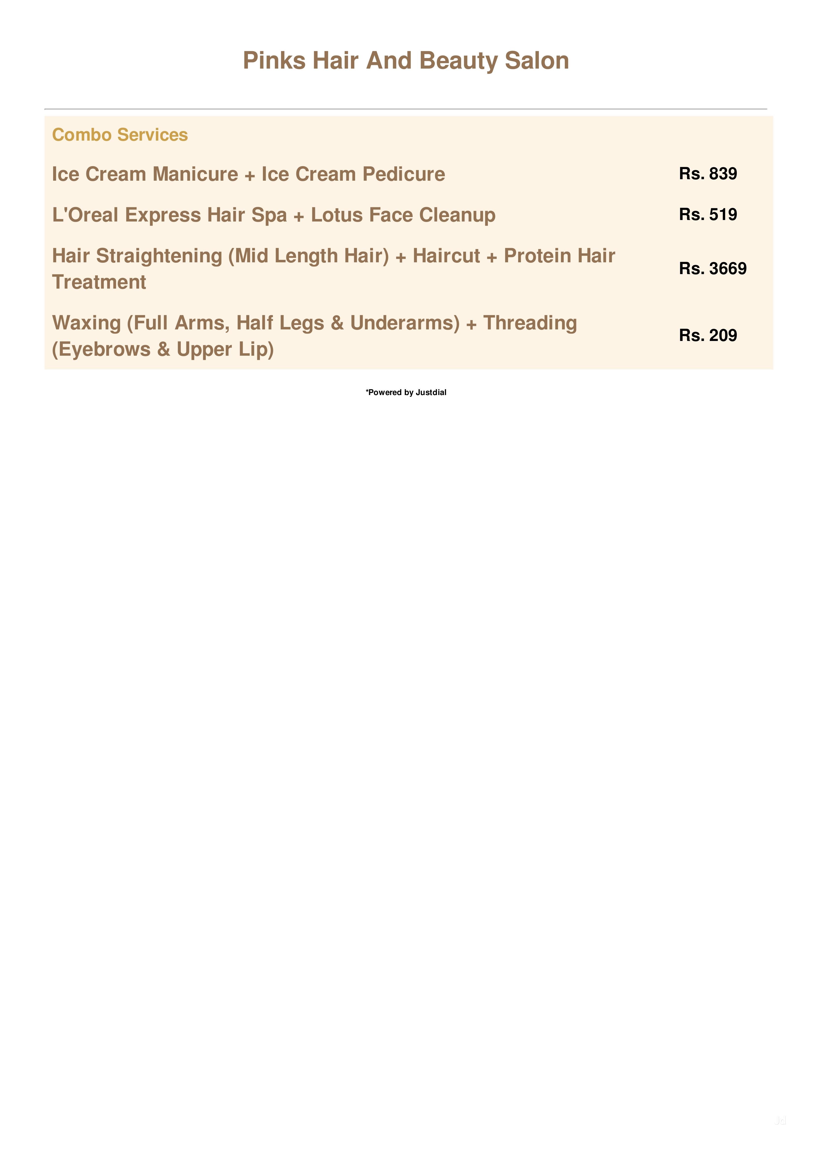 Pinks Hair And Beauty Salon in Borivali West,Mumbai Best Beauty Spas